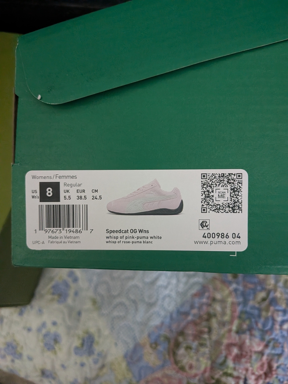 Puma Women's Low-Top Sneakers in Pale Pink - Picture 3 of 3
